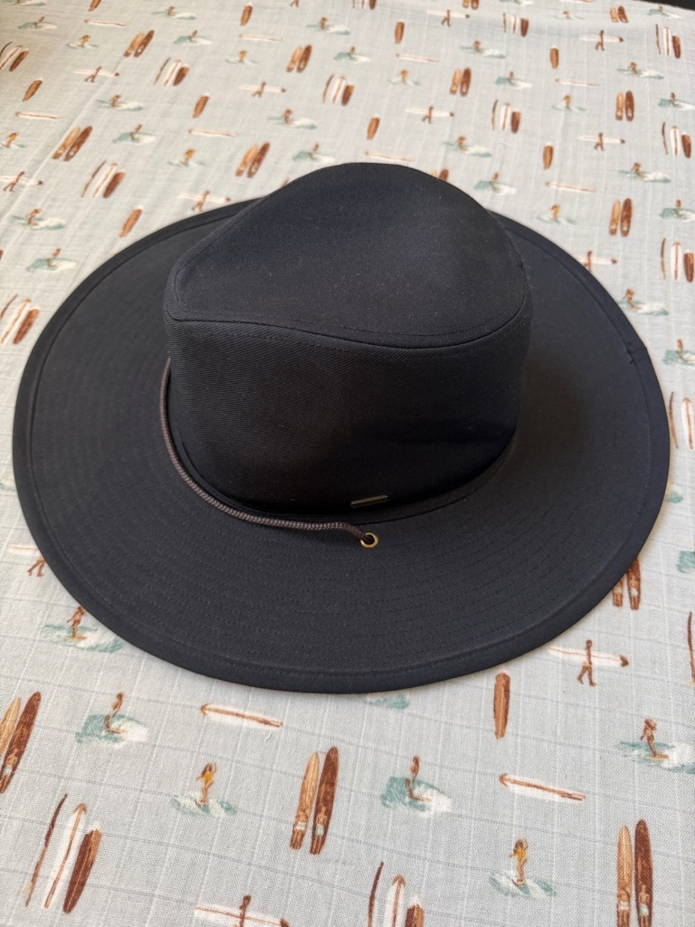 Brixton Black Wide Brim Hat -EUC